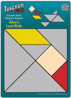 Tangram Jaws Cut-and-Solve Magnet: Alex