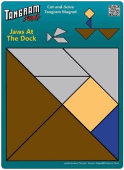 Tangram Jaws Cut-and-solve Magnet: At the Dock