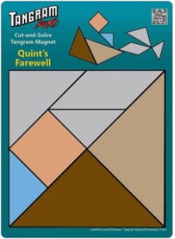 Tangram Jaws Cut-and-solve Magnet: Quint's Farewell