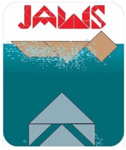 Tangram Jaws Mousepad