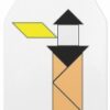 Tangram Jaws-themed Christmas Ornament