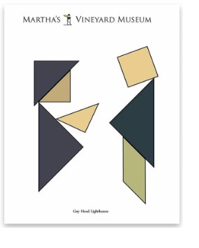 Tangram Jaws Signature Print: Mrs. Kintner