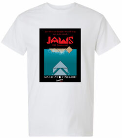 White Tangram Jaws T-Shirt