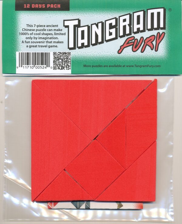 Tangram Pack - Christmas 12 Days Back